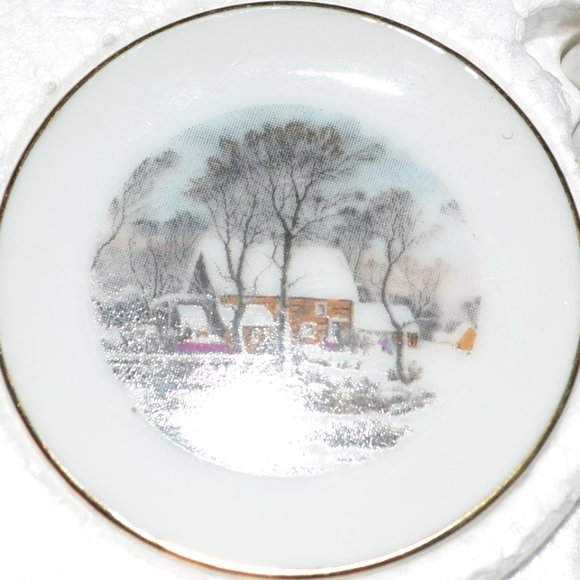 Avon Currier And Ives Miniature Tea Set In Box Home Decor - Picture 9 of 11